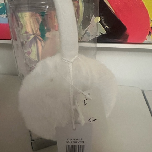 XIIX Iridescent Tumbler with White Earmuffs Giftset, NWT - Picture 7 of 8